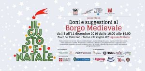 Torino, al Borgo Medievale il Gusto del Natale dall’8 all’11 dicembre