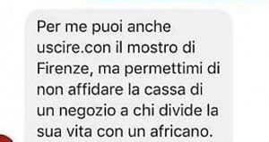 Torino: “Permettimi di non affidare la cassa di un negozio a chi divide la sua vita con un africano”