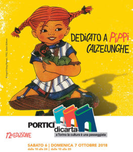 Portici di Carta 2018 dedicato a Pippi Calzelunghe