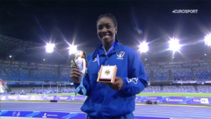 E’ la torinese Daisy Osakue la prima medaglia d’oro italiana alle Universiadi di Napoli