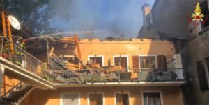 Vigili del Fuoco in azione in Val di Susa