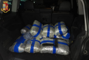 Torino, sequestrati 26 kg di marjiuana