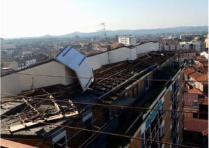 Alessandria, i danni arrecati dal maltempo