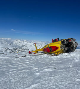 Precipita sul Monte Rosa elicottero del 118
