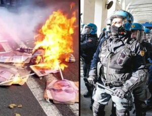 Ventimila in corteo a Torino. Antagonisti scatenati