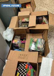 Givoletto (TO), sequestrati 130kg di artifici pirotecnici illegali